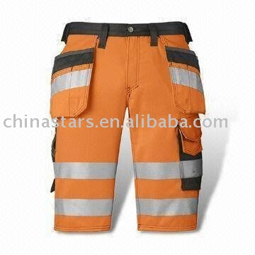 Pantalon de sécurité réfléchissant chauffant à haute visibilité